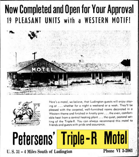 Triple R Motel - 1958 Opening Announcement